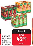 Rhodes Fruit Juice Blend-6 x 200ml