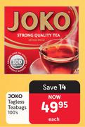 Joko Tagless Teabags-100s