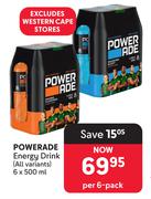 Powerade Energy Drink-For 6 x 500ml