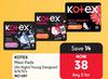 Kotex Maxi Pads All Night/Young Designer-For 2 x 8/9/10s