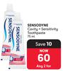 Sensodyne Cavity + Sensitivity Toothpaste-For 2 x 75ml