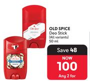 Old Spice Deo Stick-For 2 x 50ml