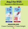 Meadowland Cream Classique Or Cream Delight-For 2 x 1L