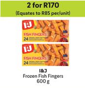 I&J Frozen Fish Fingers-For 2 x 600g