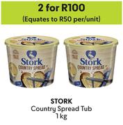 Stork Country Spread Tub-For 2 x 1Kg
