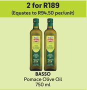 Basso Pomace Olive Oil-For 2 x 750ml