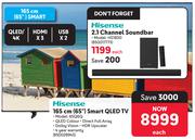 Hisense 135cm (65") Smart QLED TV 65Q6Q