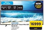Samsung 190cm (75") Smart Mini LED 144Hz TV UA75M80