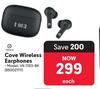 Volkano Cove Wireless Earphones VK-1163-BK 850021111