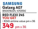 Samsung Galaxy A07-On Red Flexi 245