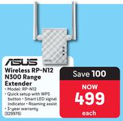 Asus Wireless RP-N12 N300 Range Extender RP-N12 329976