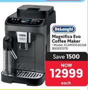DeLonghi Magnifica Evo Coffee Maker 850021273-Each