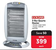 Goldair 3-Bar Quartz Heater 291759