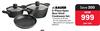 Bauer 5 Piece Apex Non Stick Cookware Set 461473-Per Set
