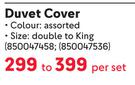 Designhouse Duet Cover Assorted (Double) Priced From-Per Set