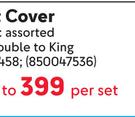 Designhouse Duet Cover Assorted (King) Priced From-Per Set