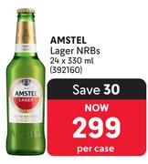 Amstel Lager NRBs-24 x 330ml Per Case