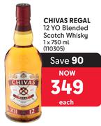 Chivas Regal 12 YO Blended Scotch Whisky-750ml