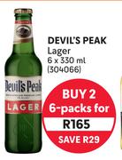 Devil's Peak Lager-For 2 x 6x330ml
