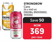 Strongbow Cans-24 x 440ml Per Case