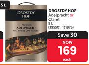 Drostdy HOF Adelpracht Or Claret-5Ltr Each