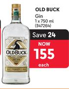 Old Buck Gin-750ml