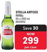 Stella Artois NRBs-24 x 330ml Per Case