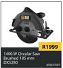 CAT1400 W Circular Saw Brushed 185mm DX5280 850037607