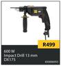 CAT 600W Impact Drill 13mm DX175 850006955