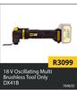 CAT 18V Oscillating Multi Brushless (Tool Only) DX41B 769635