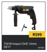 CAT 750W Impact Drill 13mm DX17 767920