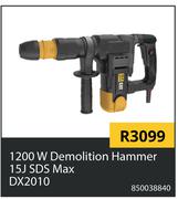  CAT 1200W Demolition Hammer 15J SDS Max DX2010 850038840