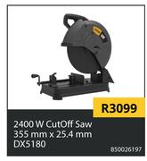 CAT 2400W Cut Off Saw 355mm X 25.4mm DX5180 850026197