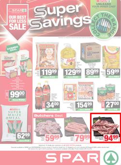 SPAR & SUPERSPAR KwaZulu-Natal (Country) : Super Savings (11 August - 23 August 2026), page 1