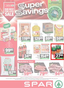 SPAR & SUPERSPAR KwaZulu-Natal (Country) : Super Savings (11 August - 23 August 2026), page 1