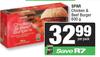 Spar Chicken & Beef Burger-600g Per Pack