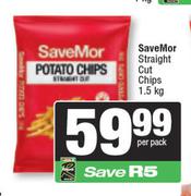 Save Mor Straight Cut Chips-1.5kg Per Pack