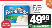 Dairymaid Farmhouse Ice Cream Assorted-1.8Ltr Each
