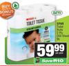Spar Toilet Rolls 2 Ply 350 Sheet-9s Per Pack