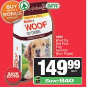 Spar Woof Dry Dog Food Assorted-8Kg
