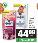 Comfort Fabric Softener Refill Assorted-800ml