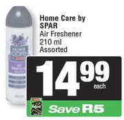 Home Care By Spar Air Freshener Assorted-210ml