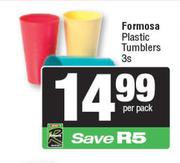Formosa Plastic Tumblers-3s Per Pack