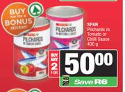 Spar Pilchards In Tomato Or Chilli Sauce-For 2 x 400g