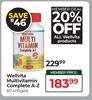 Wellvita Multivitamin Complete A-Z 60 Softgels