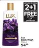 Lux Body Wash (2 + 1 Cheapest Free)-750ml