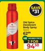 Old Spice Deodorant Body Spray-For 2 x 150ml