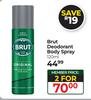 Brut Deodorant Body Spray-For 2 x 120ml