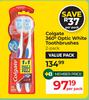 Colgate 360° Optic White Toothbrushes (2 Pack)-Per Pack