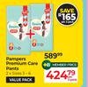 Pampers Premium Care Pants (Sizes 3-6)-Per 2 Pack